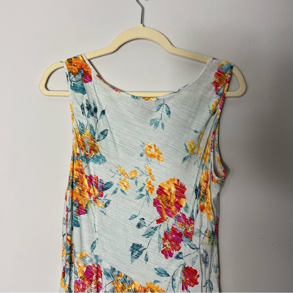 Sundance Catalog Long Floral Flowy Maxi Dress Sleeveless Rayon 106 - Picture 7 of 7
